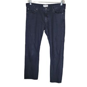 Agolde Amber Jeans in Crushed Women's Size 30 Black Denim Straight Leg Classic